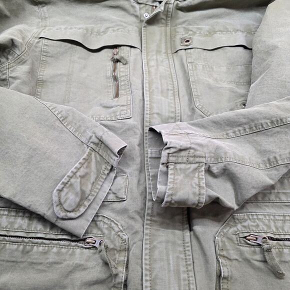 Territory Ahead Cargo Utility Jacket Men XL Outdoor Rugged Adventure Stain Read - Picture 7 of 16